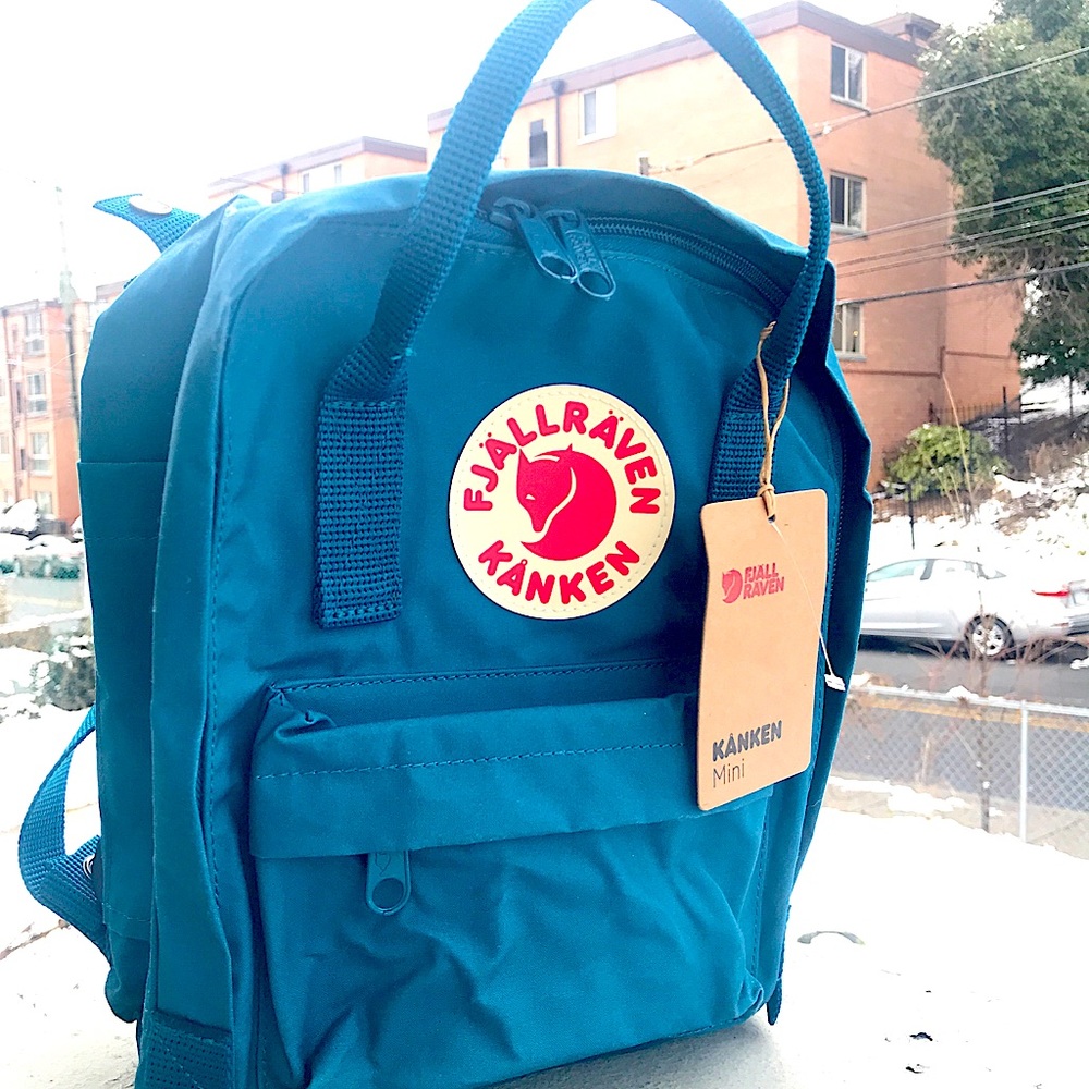 Fjällräven Kånken Glacier Green New Mini Backpack